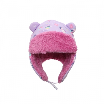 Αδιάβροχο Σκουφάκι Fleece-Sherpa 4-6 Χρονών Trapper Hat Unicorn Flapjackkids FJKTH737L