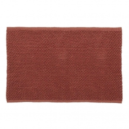 Ταπέτο Μπάνιου Αντιολισθητικό Polyester 60x90εκ. Delhi Dark Pink Sealskin 800111