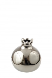 Ρόδι Κεραμικό Ασημί 10,16εκ. Zen Collection 24.3.50531