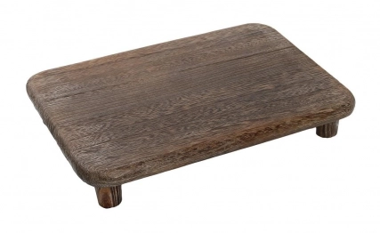 Πλατώ Σερβιρίσματος Ξύλινο Καφέ ESPIEL 38x25,5x5,7εκ. XYP322