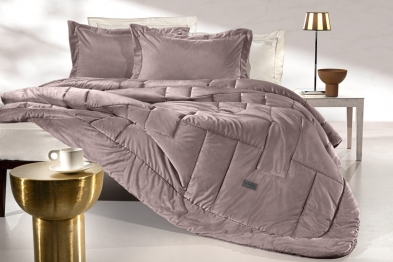 Πάπλωμα Βελουτέ Υπέρδιπλο 220x240εκ. Scarlett Amethyst Guy Laroche