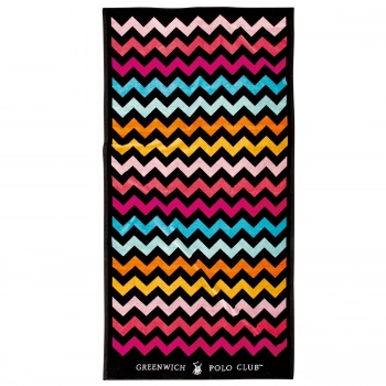 Πετσέτα Θαλάσσης Βαμβακερή 90x180εκ. Essential 4018 Multicolor Greenwich Polo Club