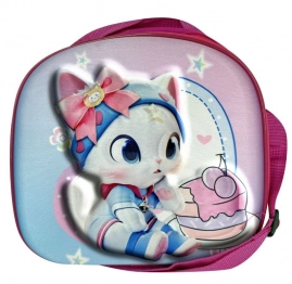 Ισοθερμικό Τσαντάκι Φαγητού 3D Γατάκι 22x9x24εκ. Justnote 50-3403