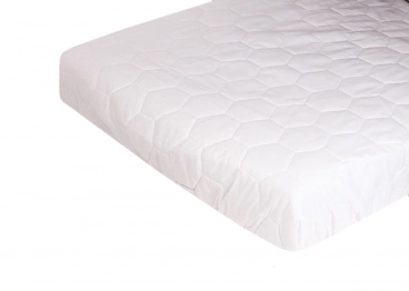 Επίστρωμα Καπιτονέ Με Λάστιχο Γωνία King 180x200εκ. Λευκό DimCol