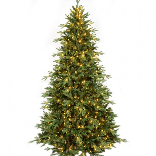 Χριστουγεννιάτικο Δέντρο Με Λαμπάκια Pre-Lit Grand Forest Πλαστικό- PVC iliadis 270εκ. 77872