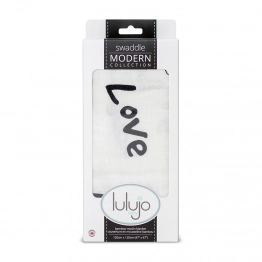 Μουσελίνα Bamboo-Βαμβακερή 120x120εκ. Πολλαπλών Χρήσεων Love Swaddling Lulujo LJ114