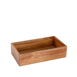 Κουτί Ξύλινο Ακακίας Στοιβαζόμενο ESPIEL 32,5x17,6x8,5εκ. BUK108