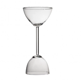 Ποτήρι Double Face Γυάλινο Διάφανο ESPIEL 180ml/130ml-10x20εκ. LEG233K4