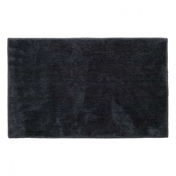 Ταπέτο Μπάνιου Αντιολισθητικό Polyester 50x80εκ. Doux Dark Grey Sealskin 800115