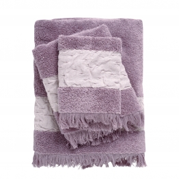 Σετ Πετσέτες 3τμχ Βαμβακερές Daily 0744 Lilac Das Home