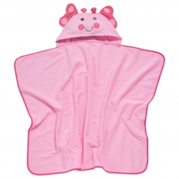 Κάπα Με Κέντημα Βαμβακερή 70x90εκ. Bath 4946 Ροζ Das Baby