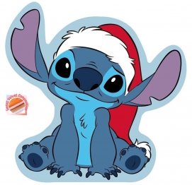 Διακοσμητικό Μαξιλάρι 3D Velboa 35εκ. Disney Home Stitch 39 Blue DimCol