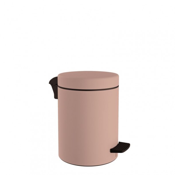 Καλάθι Απορριμμάτων 3lt-18x25εκ. Matte Dusty Pink Pam & Co 03-601-304