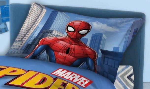 Σετ 2τμχ Μαξιλαροθήκες Βαμβακερές 50x70εκ. Spiderman 815 Digital Print Disney DimCol