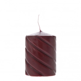 Κερί Μπορντώ Στριφτό 7x10εκ. iliadis 76384