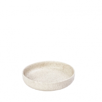 Μπωλ Σερβιρίσματος Ρηχό Stoneware Gobi White-Sand Matte ESPIEL 13,5x3,4εκ. OW2023K6