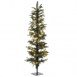 Χριστουγεννιάτικο Δέντρο Με Λαμπάκια Pre-Lit Pencil Pine Πλαστικό iliadis 90εκ. 74492