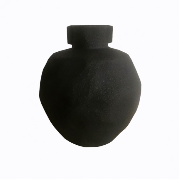 Βάζο Κεραμικό Μαύρο Art Et Lumiere Φ25,5x31εκ. 25013