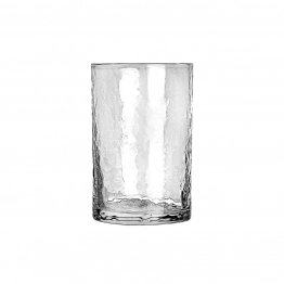 Ποτήρι Νερού Γυάλινο Σφυρήλατο Διάφανο Forge 400ml-7,6x7,6x12εκ. Estia 07-36751