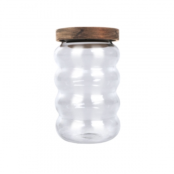 Δοχείο Αποθήκευσης Γυάλινο Allure 700ml-9,5x9,5x15,8εκ. Estia 01-31527