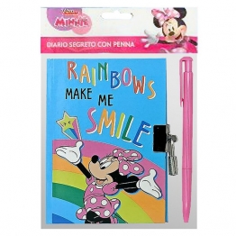 Ημερολόγιο Με Λουκέτο Και Στυλό 12x18εκ. Minnie Disney 50-3377
