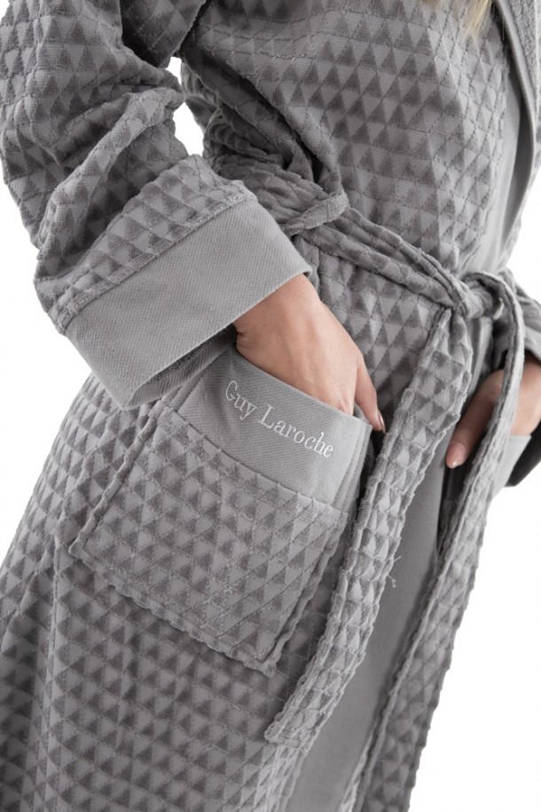 Μπουρνούζι Βαμβακερό Tokyo Silver Extra Large Guy Laroche