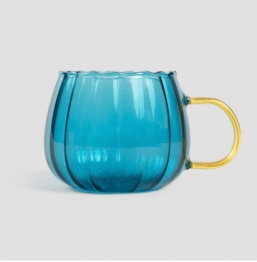 Κούπα Γυάλινη Μπλε 400ml Bavanda Homla 235435