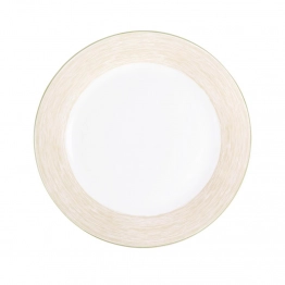 Πιάτο Ρηχό Πορσελάνης Elegancy Beige 24εκ. Oriana Ferelli NW24010011