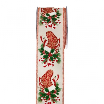 Χριστουγεννιάτικη Κορδέλα Stivale Di Natale 6,7εκ.-9μ. Multicolor iliadis 20079