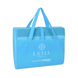 Ψάθα Θαλάσσης Πλαστική Μπλε 180x86εκ. Serene Shores Estia 00-30612