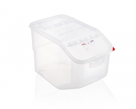 Δοχείο Στερεών Τροφίμων Αεροστεγές Πλαστικό Διάφανο 50ltr-56x34x40εκ. Araven AR00000918