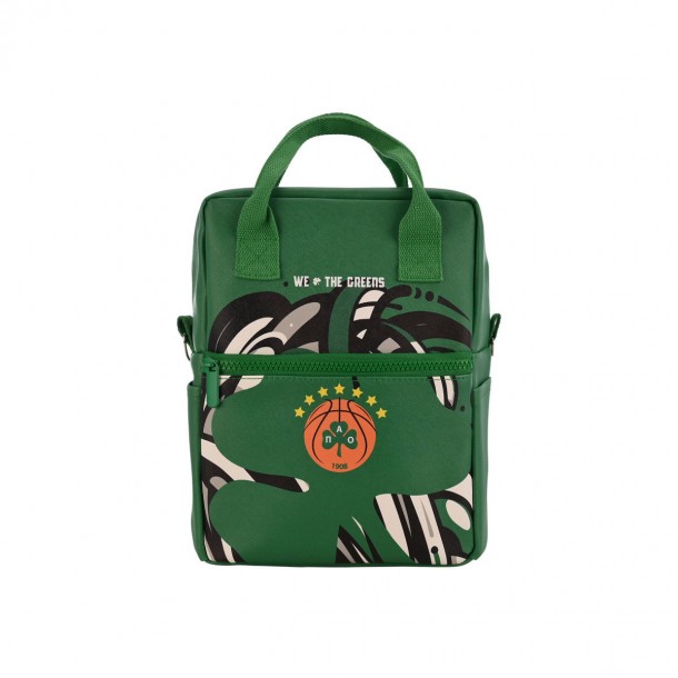 Τσάντα Φαγητού Ισοθερμική PVC Leather Panathinaikos BC Edition We The Greens 7lt-20x14x27εκ. Estia 00-29920