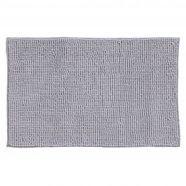 Ταπέτο Μπάνιου Αντιολισθητικό Chenille 60x90εκ. Bathmats 0774 Γκρι Das Home