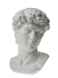 Διακοσμητική Προτομή Polyester Λευκή 21,3x18x29,3εκ. Zen Collection 25.21.51533