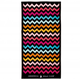 Πετσέτα Θαλάσσης Βαμβακερή 90x180εκ. Essential 4018 Multicolor Greenwich Polo Club