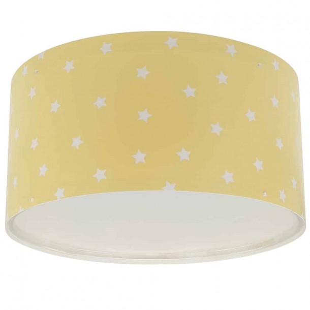 Φωτιστικό Οροφής Πλαφονιέρα Starlight Yellow 33x16,5εκ. ANGO 82216A