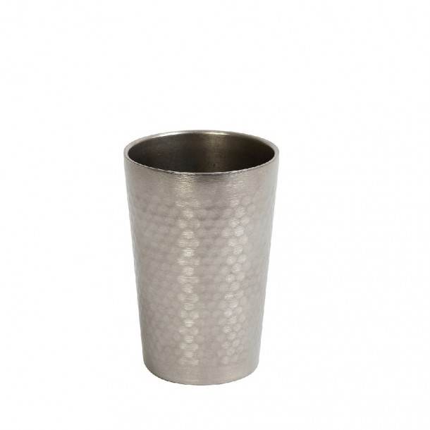 Ποτήρι Ανοξείδωτο 18/10 Διπλότοιχο Snow Grey ESPIEL 350ml-8,2x11,8εκ. FEV149