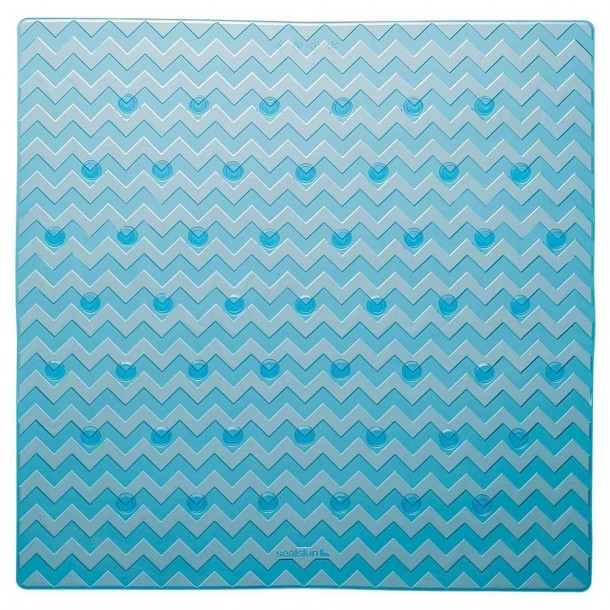 Ταπέτο Αντιολισθητικό Ντουζιέρας Pvc 53x53εκ. Leisure Blue Sealskin 315242624