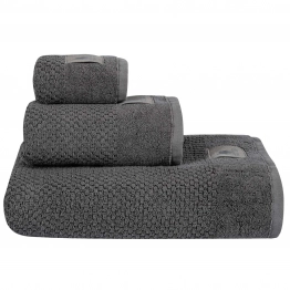 Πετσέτα Βαμβακερή Χεριών 30x50εκ. Premium 4118 Dark Grey Greenwich Polo Club