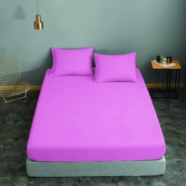 Σεντόνι Μεμονωμένο Polycotton Μονό 160x240εκ. Lilac Komvos Home 7002171-51
