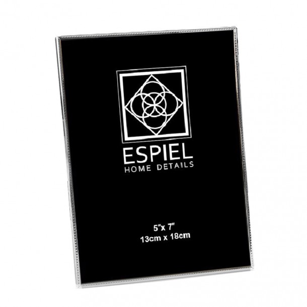 Κορνίζα Μεταλλική Ασημί ESPIEL 20x25εκ. FAM755