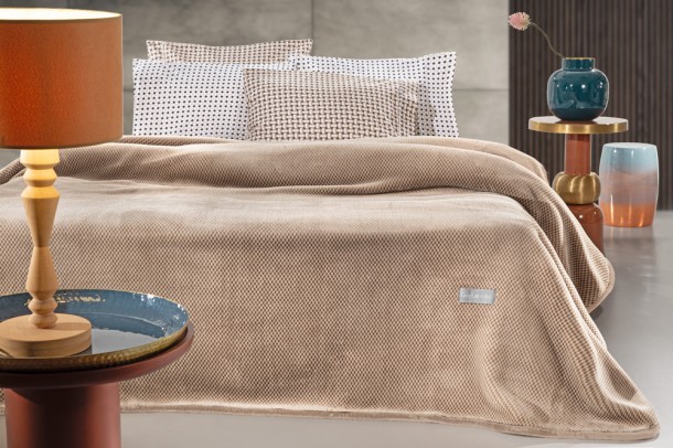 Κουβέρτα Ultrasoft Ζακάρ Υπέρδιπλη 220x240εκ. Cheval Vison Guy Laroche