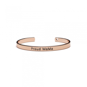 Βραχιόλι-Χειροπέδα Mama Rose Gold Proud Mama PM-421
