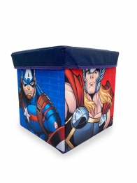 Κουτί-Σκαμπό Polyester Marvel Avengers 11 Blue 30x30x30εκ. DimCol