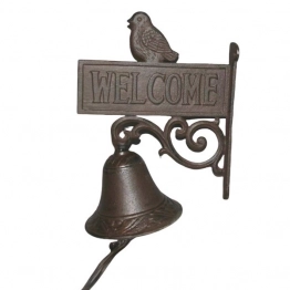 Καμπανάκι Πόρτας Μαντεμένιο Καφέ 25,5x11x18εκ. ESTHETI 819-00727