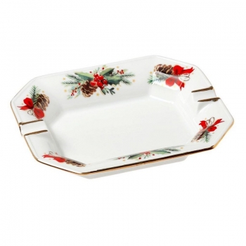 Χριστουγεννιάτικο Σταχτοδοχείο Πορσελάνης 17x13,5εκ. Christmas Magic CRYSPO TRIO 06.240.86