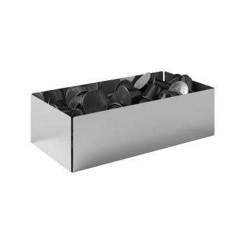 Θήκη Για Κάψουλες Του Καφέ Ανοξείδωτη Inox 25x13x7,5εκ. Pam & Co  117-001