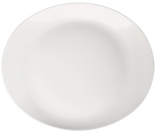 Πιάτο Μπριζόλας Πορσελάνης Meran Λευκό ESPIEL 29x23x4,7εκ. 001.725322K6