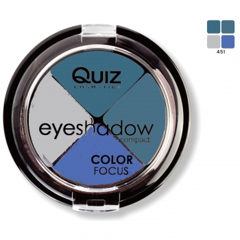 Σκιά Ματιών 4 Χρωμάτων Color Focus New Collection 10gr Blue QUIZ 1311SHADOW4-2