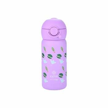 Θερμός Παιδικό Ανοξείδωτο Με Καλαμάκι Ocean Buddies 350ml-7x7x18εκ. Save The Aegean Estia 01-23485